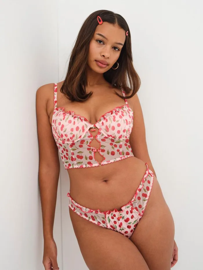 Women Lingerie For Love and Lemons Perrie Bustier Pink Women Lingerie For Love and Lemons Perrie Bustier Pink