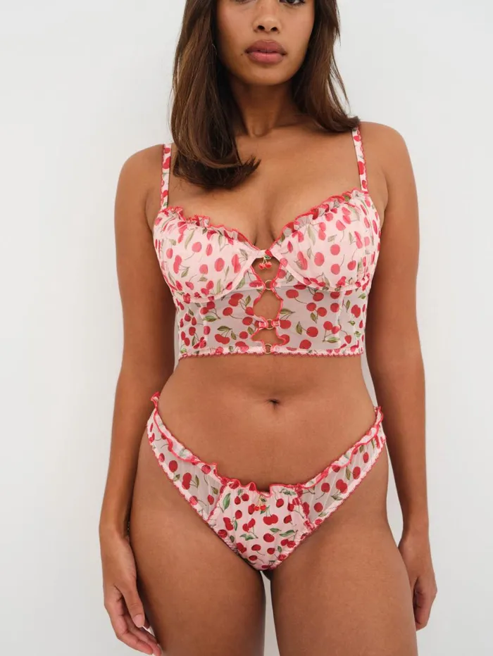 Women Lingerie For Love and Lemons Perrie Bustier Pink Women Lingerie For Love and Lemons Perrie Bustier Pink