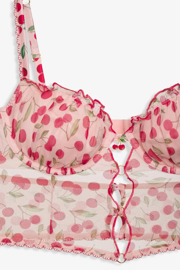 Women Lingerie For Love and Lemons Perrie Bustier Pink Women Lingerie For Love and Lemons Perrie Bustier Pink
