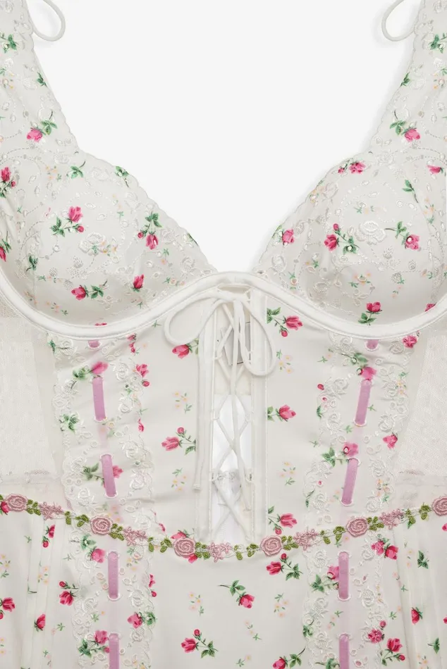 Women Lingerie For Love and Lemons Xander Slip Dress White Women Lingerie For Love and Lemons Xander Slip Dress White