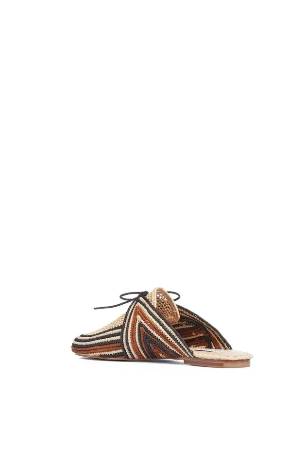 Women Loafers Gabriela Hearst Harriet Raffia Mule