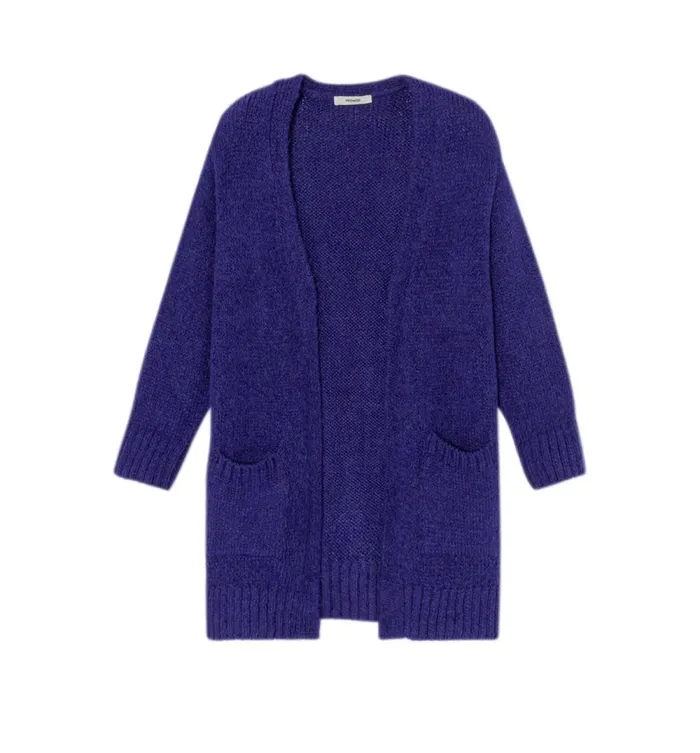 Women Long Cardigan 8211 Blue Promod Jumpers And Cardigans Women Long Cardigan 8211 Blue Promod Jumpers And Cardigans