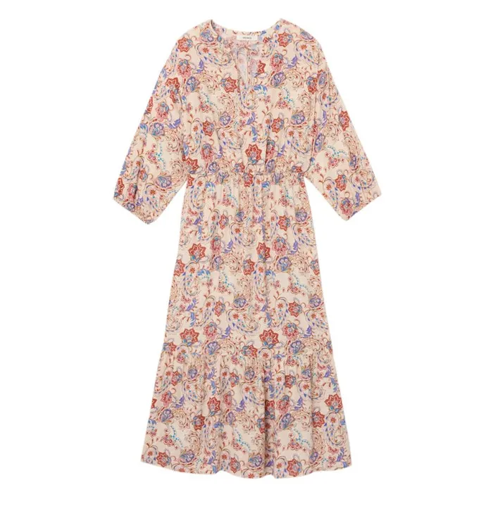 Women Long Patterned Dress 8211 Multicolour Print Promod Dresses Women Long Patterned Dress 8211 Multicolour Print Promod Dresses
