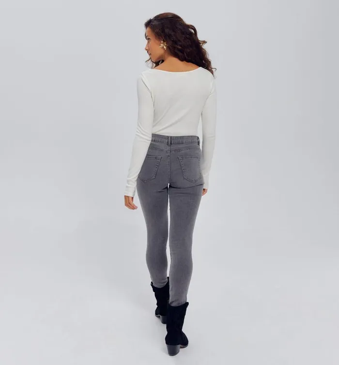 Women Long Sleeved Rib Top 8211 Ecru Promod Tops Women Long Sleeved Rib Top 8211 Ecru Promod Tops