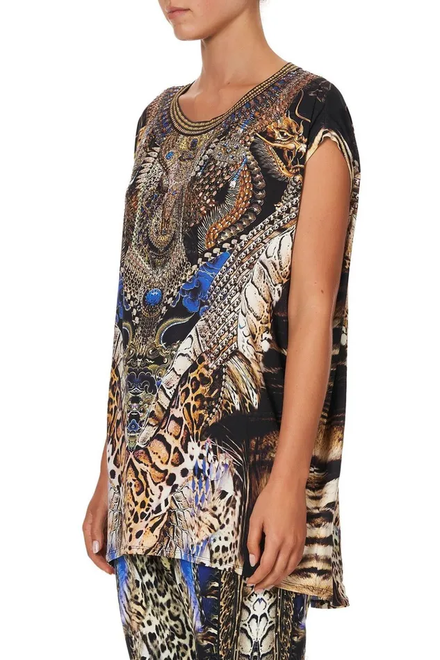 Women Loungewear Camilla Extended Sleeve Tee Dragon Lady