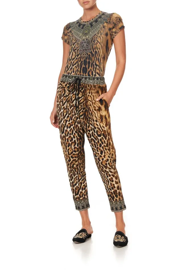 Women Loungewear Camilla Rib Waist Relaxed Pant Ruler Of The Underworld