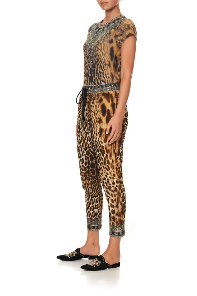 Women Loungewear Camilla Rib Waist Relaxed Pant Ruler Of The Underworld