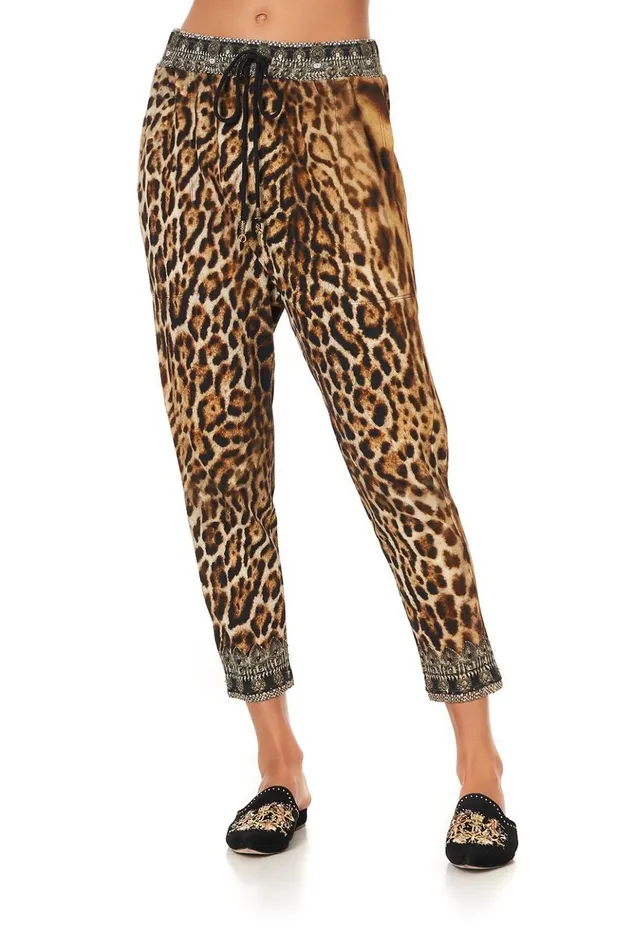 Women Loungewear Camilla Rib Waist Relaxed Pant Ruler Of The Underworld