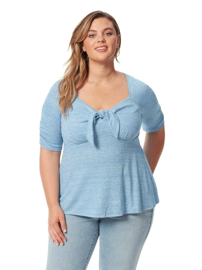 Women Lyndsey Top In Blue Yonder Jessica Simpson Tops and Tees