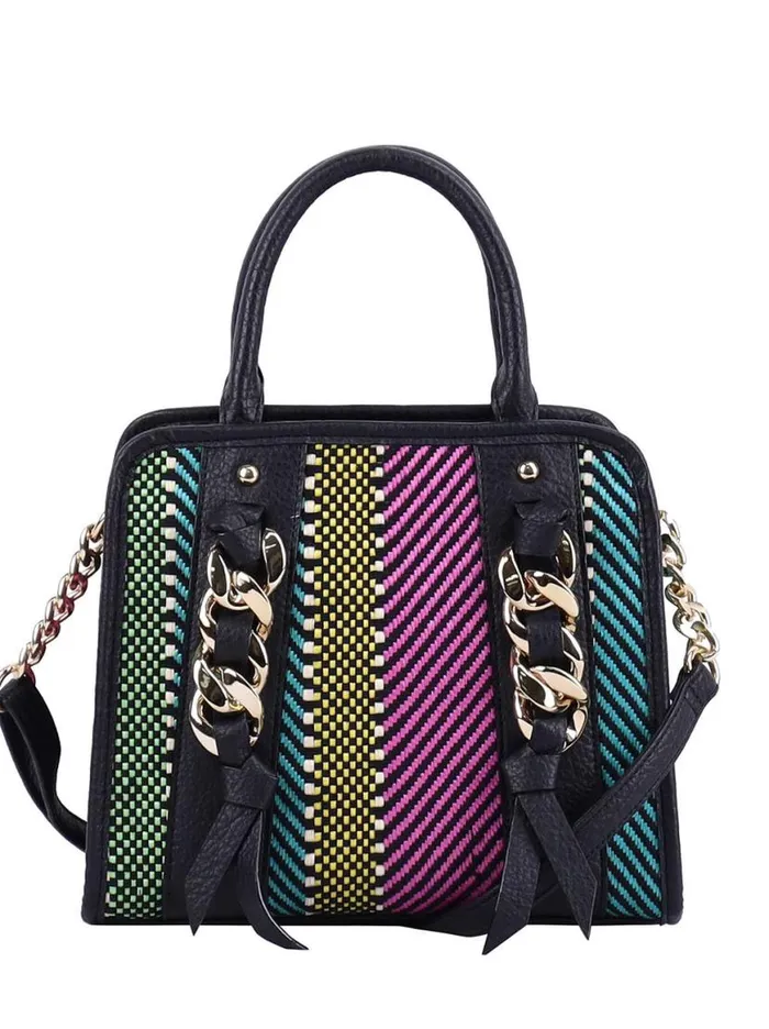 Women Maison Satchel In Straw Multi Jessica Simpson Crossbody
