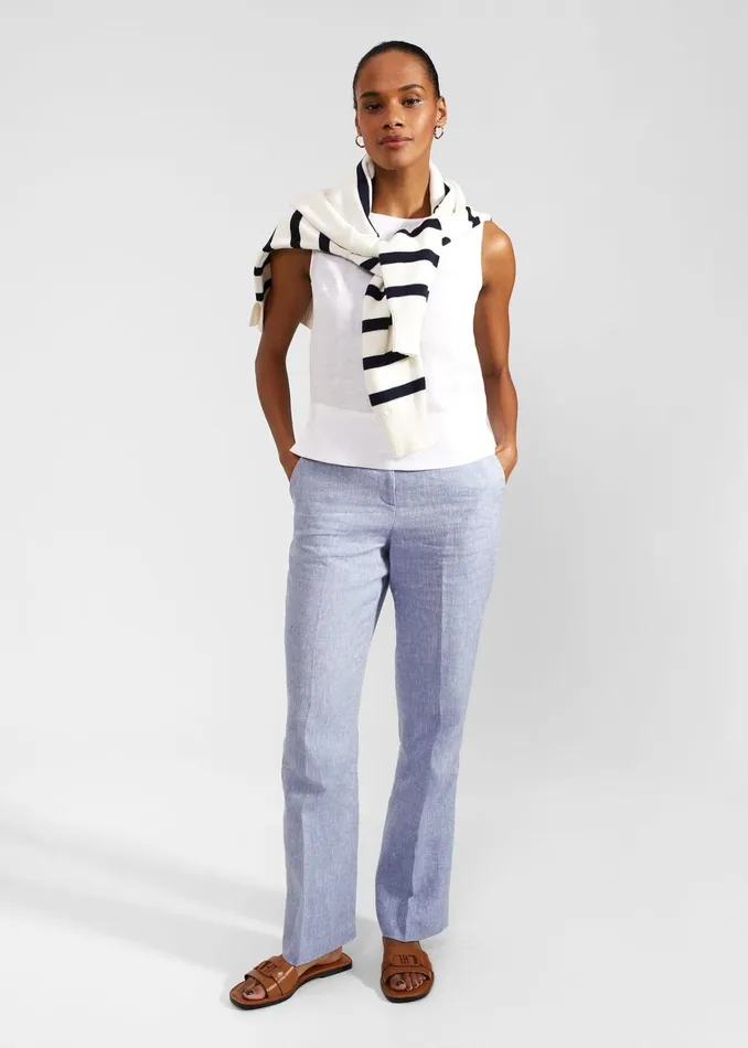 Women Malindi Linen Top White Hobbs Tops