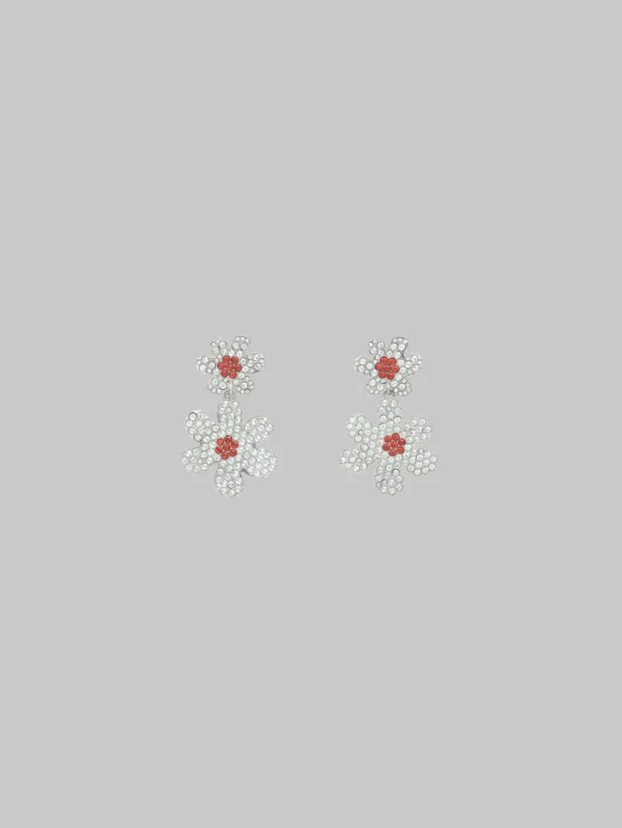 Women Marni Earrings Daisy Drop Earrings With Pav Rhinestones
