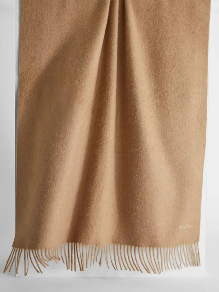 Women Max Mara Scarves And Foulards Camelhair Stole Camel