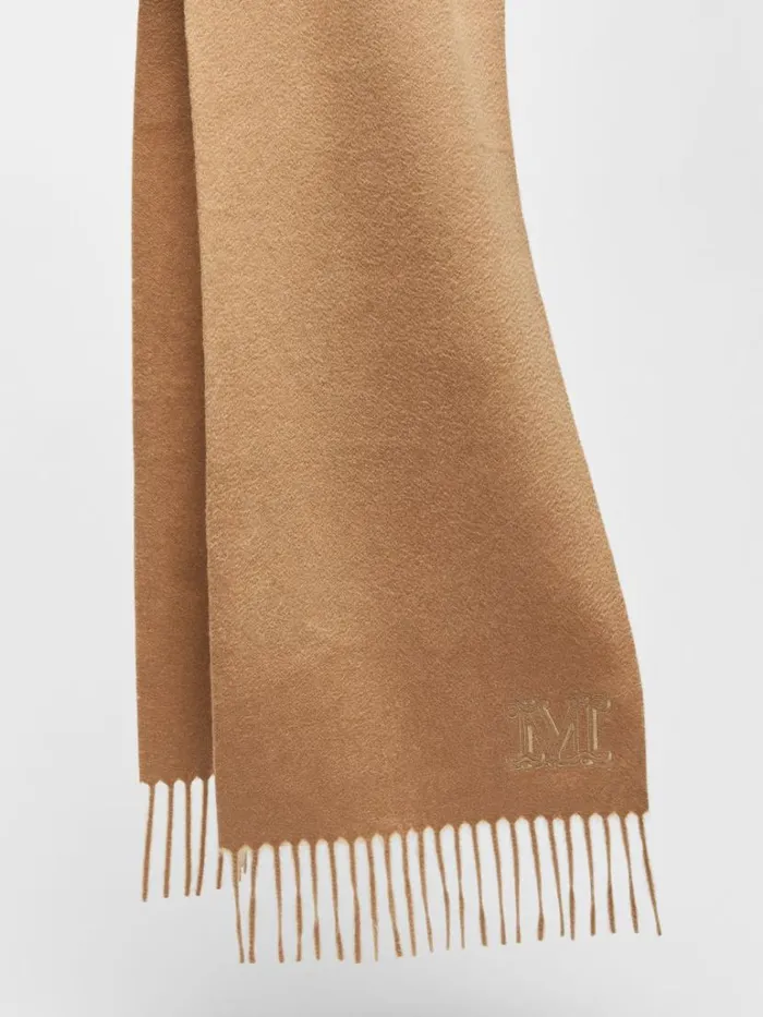 Women Max Mara Scarves And Foulards Cashmere Stole Camel