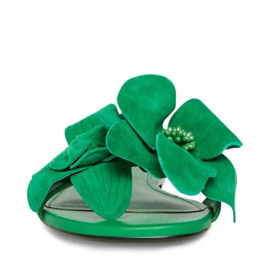Women MELENA GREEN SUEDE Green Suede Steve Madden Sandals Women MELENA GREEN SUEDE Green Suede Steve Madden Sandals