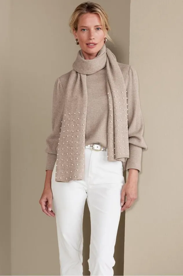 Women Melina Waffle Pullover Sage Heather Soft Surroundings Tops Women Melina Waffle Pullover Sage Heather Soft Surroundings Tops