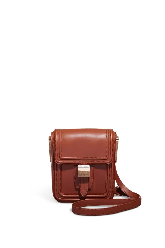 WomenMen Crossbody Bags Gabriela Hearst Marvelle Crossbody Bag In Cognac Nappa Leather