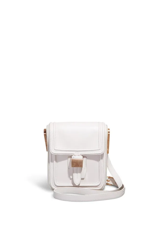 WomenMen Crossbody Bags Gabriela Hearst Marvelle Crossbody Bag In Ivory Nappa Leather