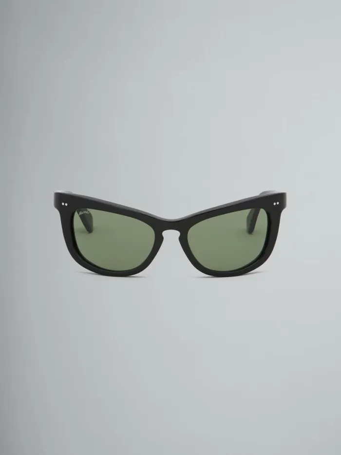 WomenMen Marni Sunglasses Black Isamu Sunglasses