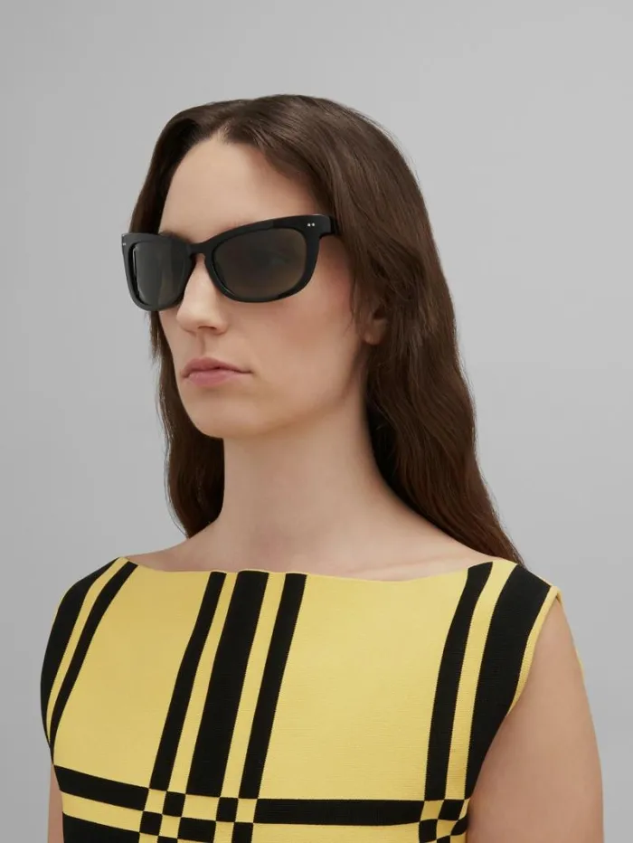 WomenMen Marni Sunglasses Black Isamu Sunglasses