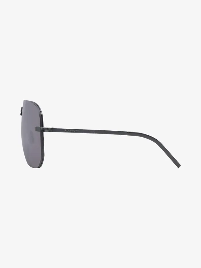 WomenMen Sunglasses Givenchy 4GEM Unisex Sunglasses In Metal Black WomenMen Sunglasses Givenchy 4GEM Unisex Sunglasses In Metal Black