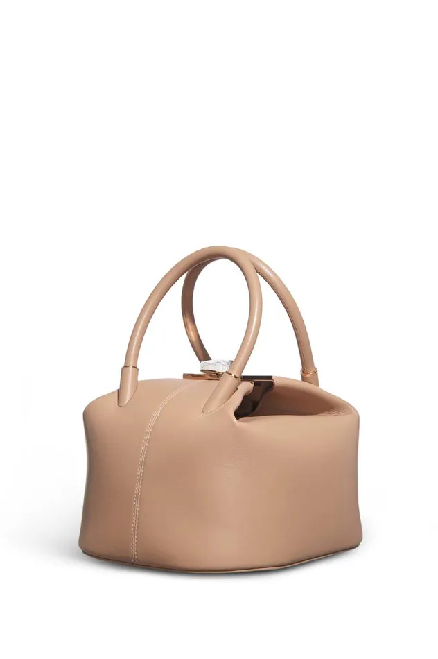WomenMen Top Handles Gabriela Hearst Baez Bag In Nude Nappa Leather