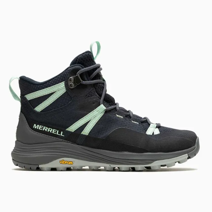 Women Merrell Boots Siren 4 Mid GORETEX Navy