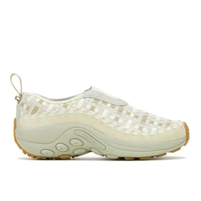 Women Merrell Shoes Jungle Moc EVO Woven 1TRL Oyster
