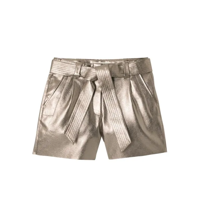 Women Metallic Shorts 8211 Silver Promod Shorts Women Metallic Shorts 8211 Silver Promod Shorts