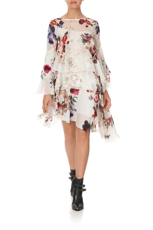 Women Mini Dresses Camilla Flared Layered Dress Fairy Godmother