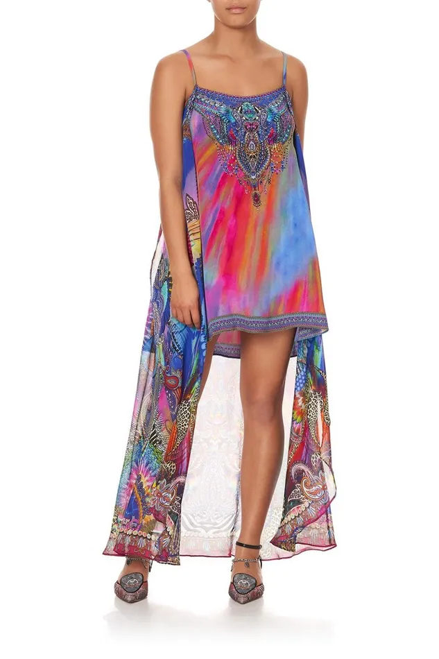 Women Mini Dresses Camilla Mini Dress With Long Overlay Psychedelica