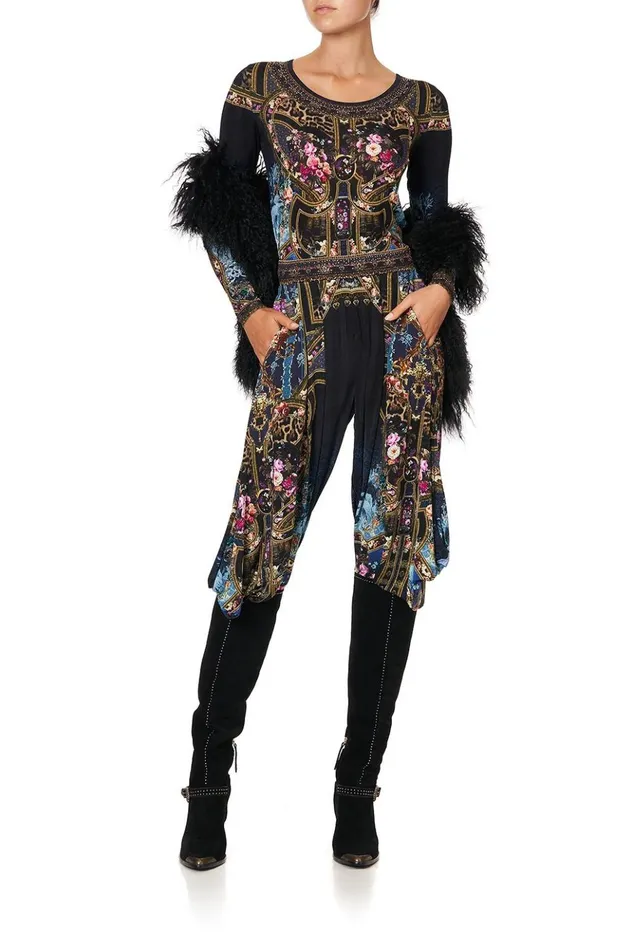Women Modest Clothing Camilla Long Sleeve Fitted Top Fields Of Treasure