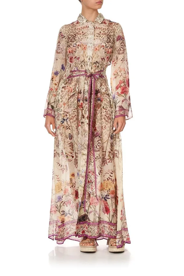Women Modest Clothing Camilla Printed Trench Drifting Dreamer
