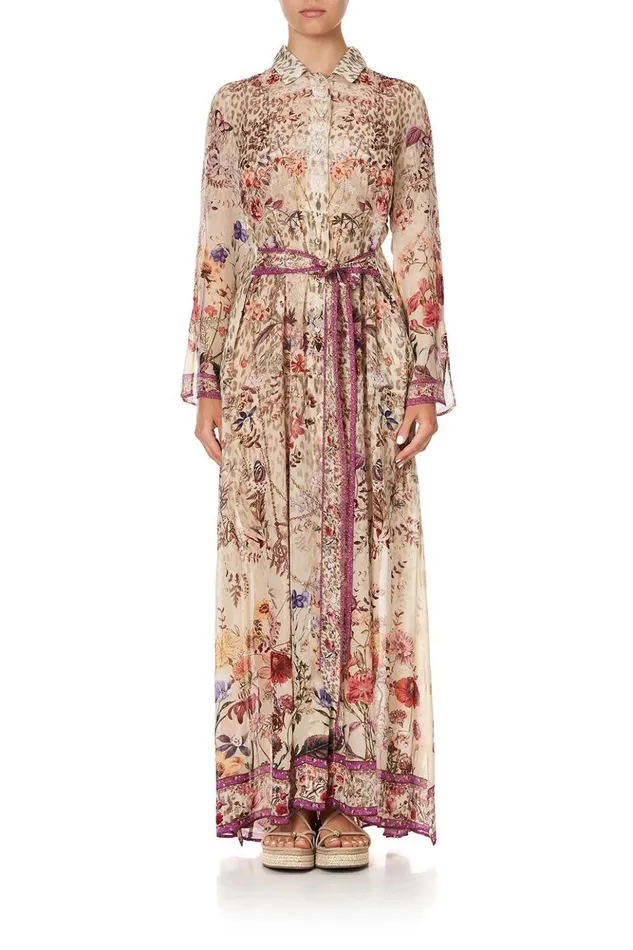 Women Modest Clothing Camilla Printed Trench Drifting Dreamer