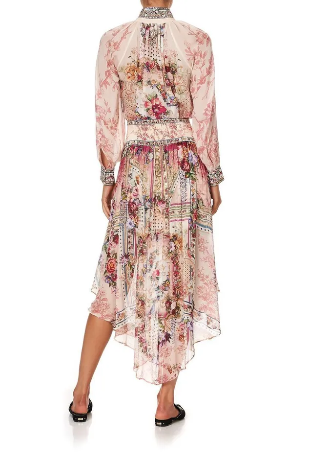Women Modest Clothing Camilla Shaped Waist Skirt Summoned By A Rose