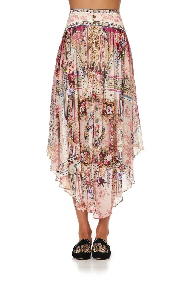 Women Modest Clothing Camilla Shaped Waist Skirt Summoned By A Rose