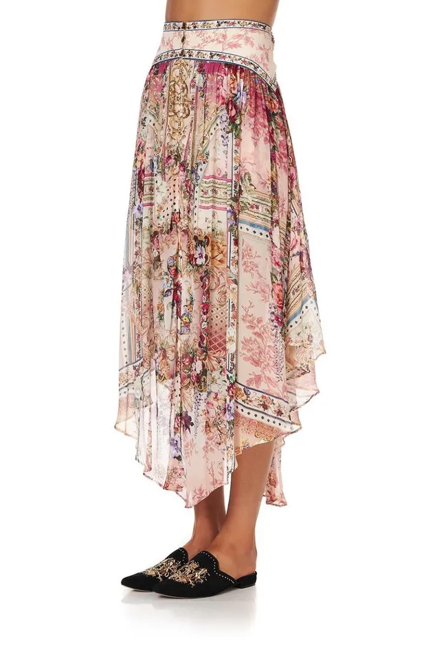 Women Modest Clothing Camilla Shaped Waist Skirt Summoned By A Rose