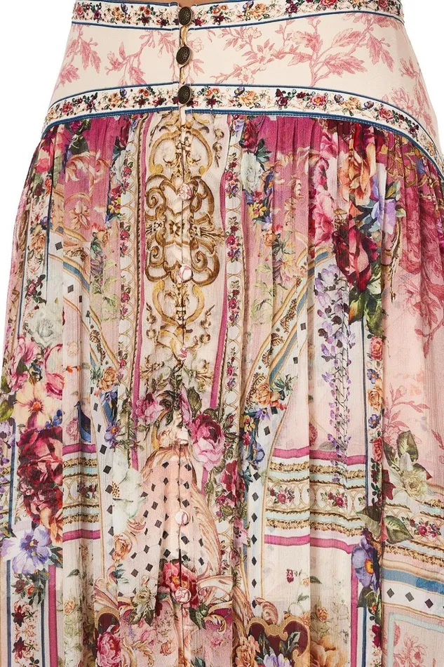 Women Modest Clothing Camilla Shaped Waist Skirt Summoned By A Rose