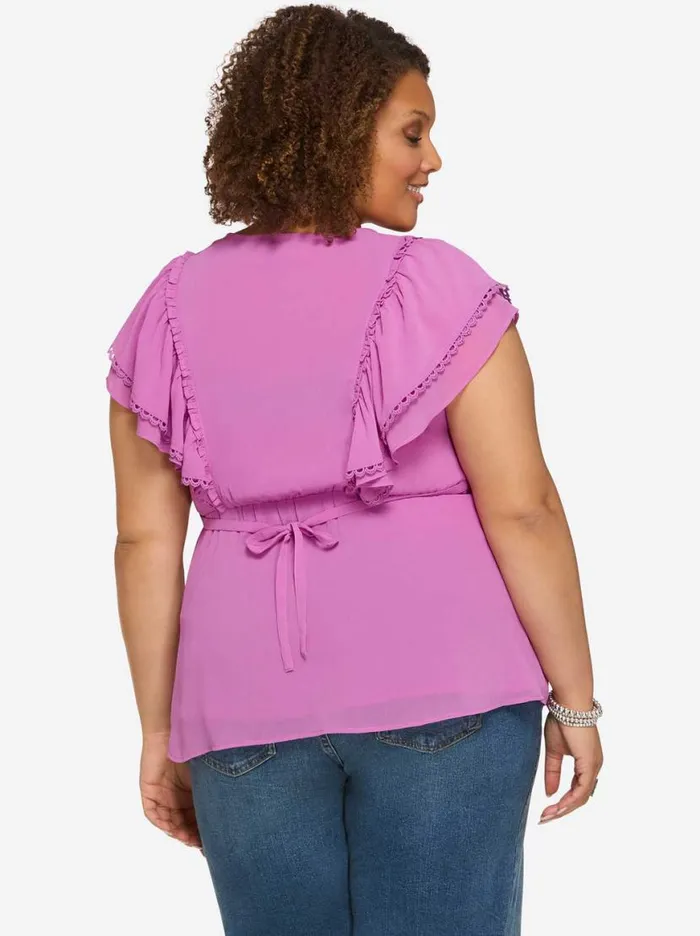 Women Nori Top In Raidiant Orchid Jessica Simpson Tops and Tees