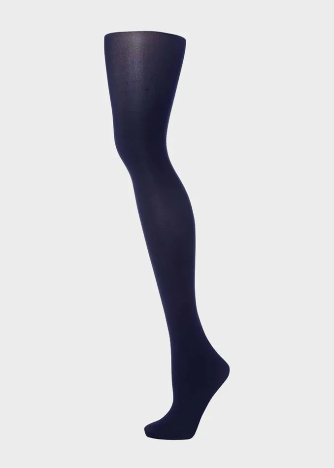 Women Opaque 60den Tights Navy Hobbs Socks and Tights
