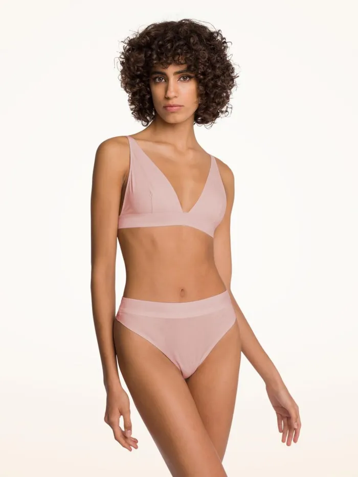 Women Panties Wolford Beauty Cotton String Powder Pink