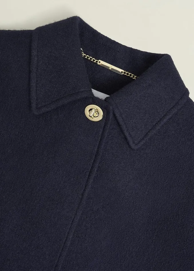 Women Payton Coat With Wool Navy Hobbs Coats and Jackets