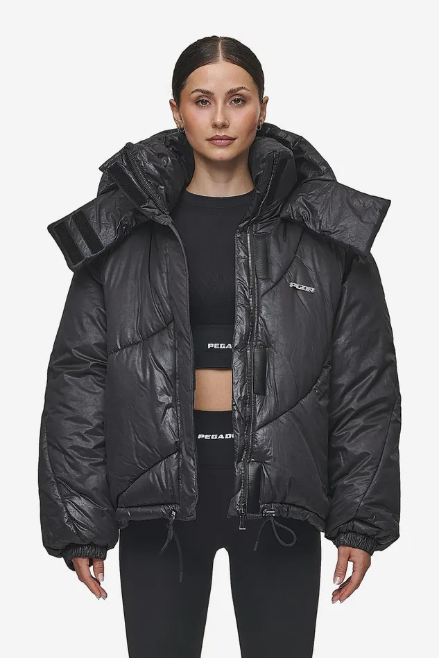 Women Pegador Jacken Hailey Vintage Oversized Puffer Jacket Black