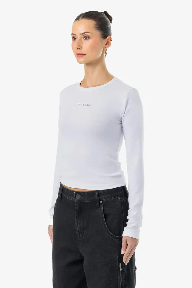 Women Pegador Longsleeves Nina Long Sleeve White Light Grey Women Pegador Longsleeves Nina Long Sleeve White Light Grey
