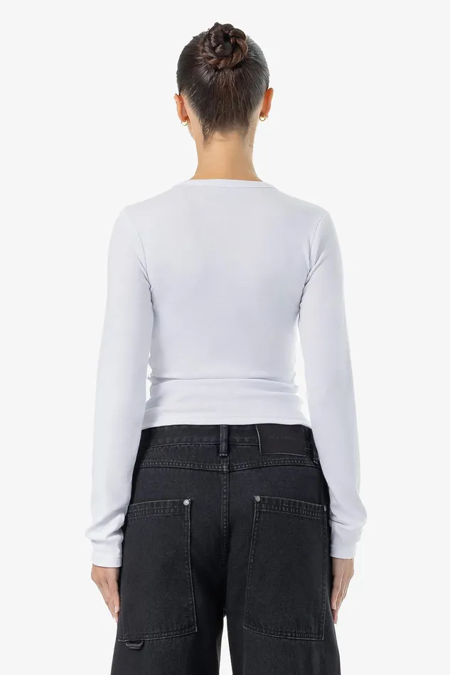 Women Pegador Longsleeves Nina Long Sleeve White Light Grey Women Pegador Longsleeves Nina Long Sleeve White Light Grey