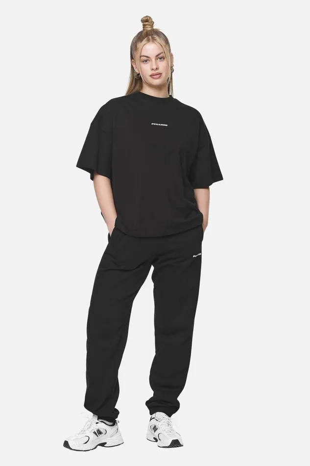Women Pegador Tees Arendal Logo Heavy Oversized TeeBlack White Women Pegador Tees Arendal Logo Heavy Oversized TeeBlack White