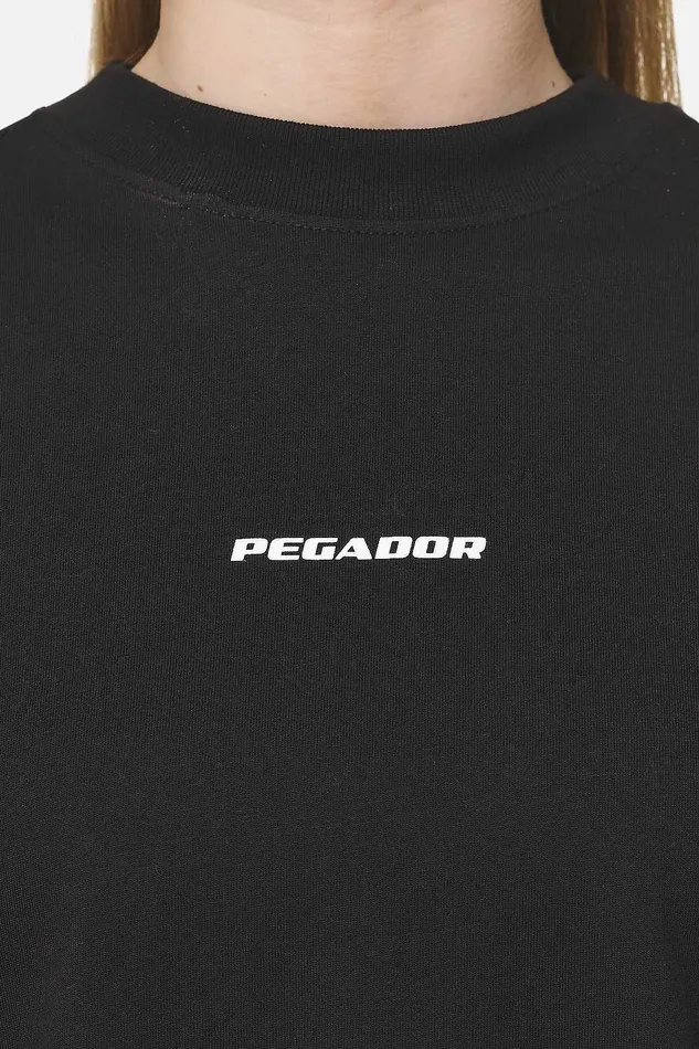 Women Pegador Tees Arendal Logo Heavy Oversized TeeBlack White Women Pegador Tees Arendal Logo Heavy Oversized TeeBlack White