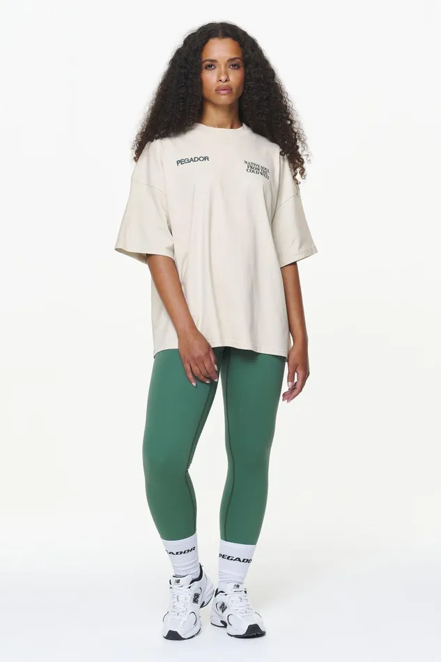 Women Pegador Tees Cadogan Heavy Oversized Tee Vintage Washed Bone White Women Pegador Tees Cadogan Heavy Oversized Tee Vintage Washed Bone White