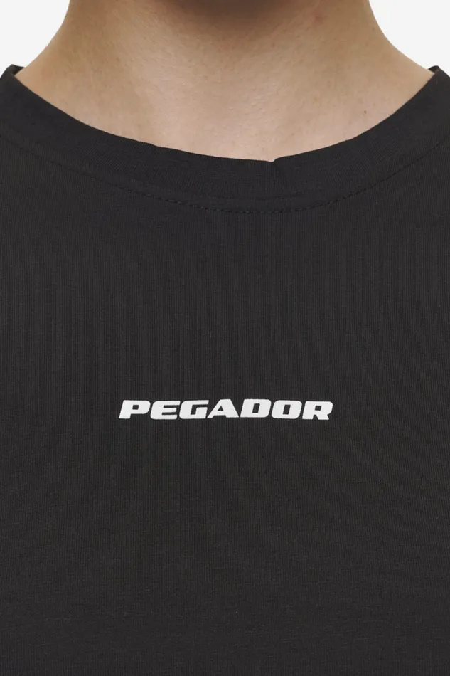 Women Pegador Tees Ines Cropped Baby Tee Black White Gum Women Pegador Tees Ines Cropped Baby Tee Black White Gum