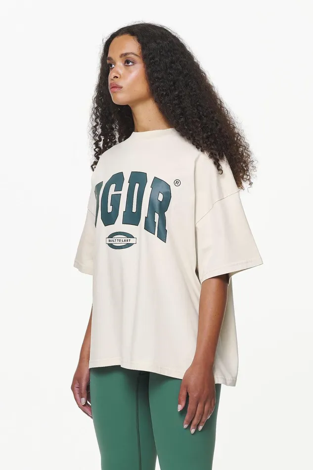 Women Pegador Tees Keats Heavy Oversized Tee Vintage Washed Bone White Women Pegador Tees Keats Heavy Oversized Tee Vintage Washed Bone White